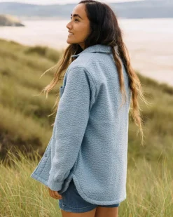 Damen Rappel Sherpa Oversized Shirt