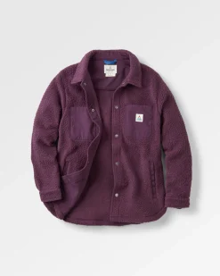 Damen Rappel Sherpa Oversized Shirt