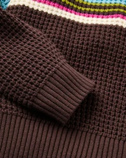 Damen Reflection Gestreifter Pullover