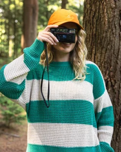 Damen Reflection Stripey Pullover