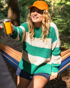 Damen Reflection Stripey Pullover