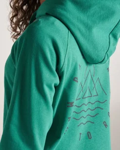 Damen Remote Hoodie – Grünsee