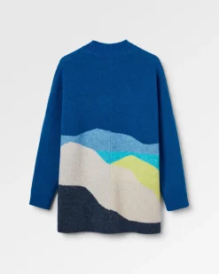 Damen Scenic Gestrickter Cardigan in Langer Form