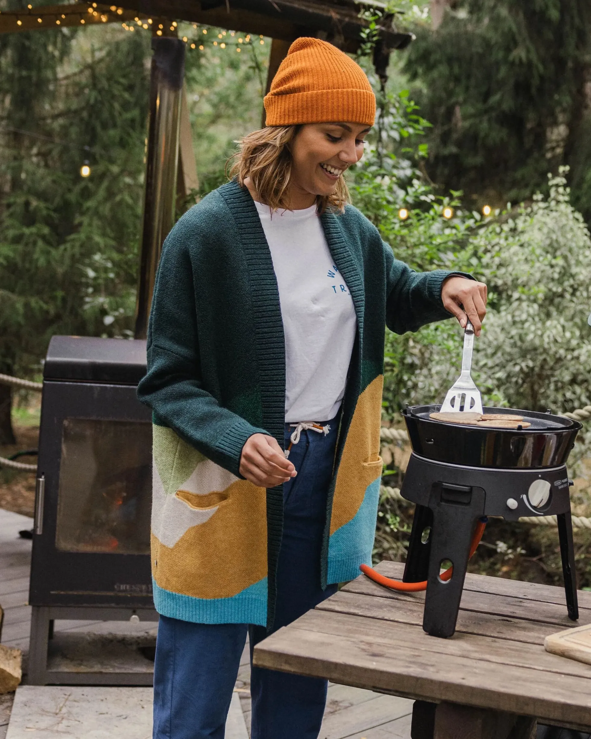 Damen Scenic Langarm-Strick-Cardigan