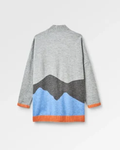 Damen Scenic Leichte Lange Strickjacke