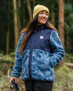 Damen Sefton Deep-Pile Sherpa Fleece mit durchgehendem Reißverschluss