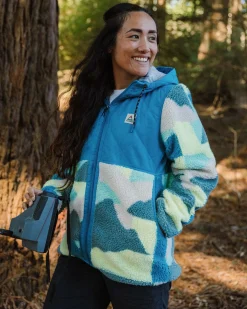 Damen Sefton Tief-Pile Sherpa Full-Zip-Fleece