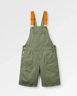 Damen Shuffle Kurze Latzhose