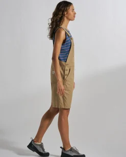 Damen Shuffle Kurze Latzhose
