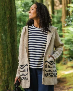 Damen Snoozle Gestrickte Hooded Cardigan