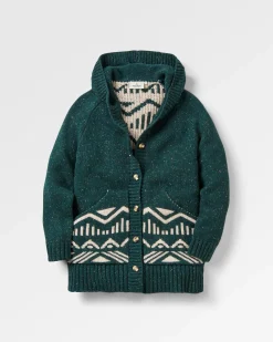 Damen Snoozle Gestrickte Kapuzenjacke