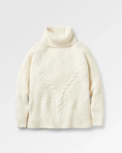 Damen Snuggle Strickpullover mit Rollkragen