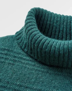 Damen Snug Polo Neck Gestrickter Pullover