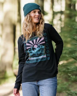 Damen Solitude Oversized LS T-Shirt