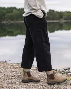 Damen Someday Verkürzte Bio-Baumwoll Cord Hose