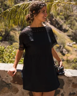 Damen Sono Leinen Strandkleid