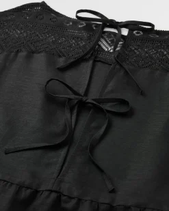 Damen Sono Leinen Strandkleid