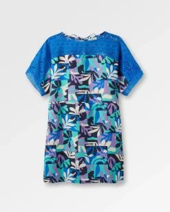 Damen Sono Leinen Strandkleid