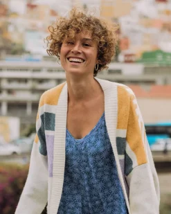 Damen Sunsets Gestrickter Cardigan