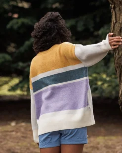 Damen Sunsets Oversized Knitted Pullover