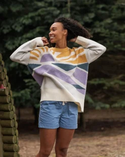 Damen Sunsets Oversized Knitted Pullover
