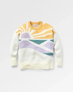Damen Sunsets Oversized Knitted Pullover