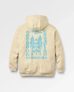 Damen Tall Pines Full Zip Baumwoll-Hoodie