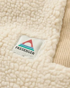 Damen Tawny Kragenlose Deep-Pile Sherpa Weste