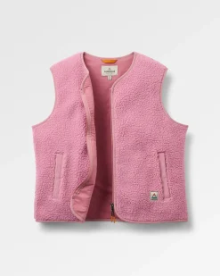 Damen Tawny Kragenlose Deep-Pile Sherpa Weste 2.0