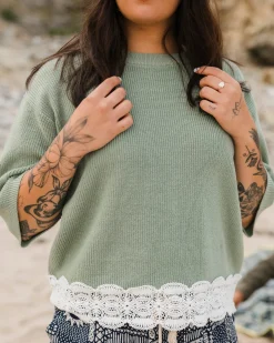 Damen Vintage Bio-Strickpullover