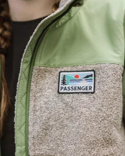 Damen Warming Winddichte Fleecejacke mit Reißverschluss