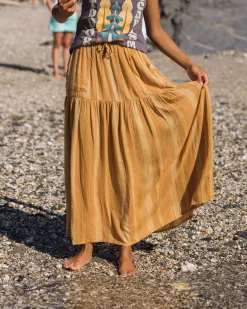 Damen Zephyr Gewebter Maxi-Rock