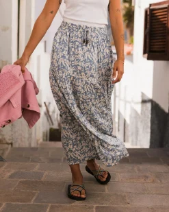 Damen Zephyr Gewebter Maxi-Rock