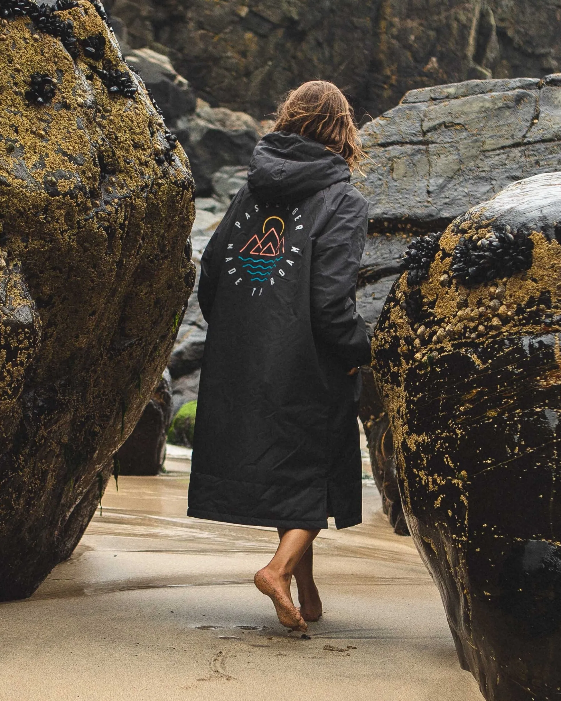 Escapism Handtuch-gefütterter Surf-Poncho