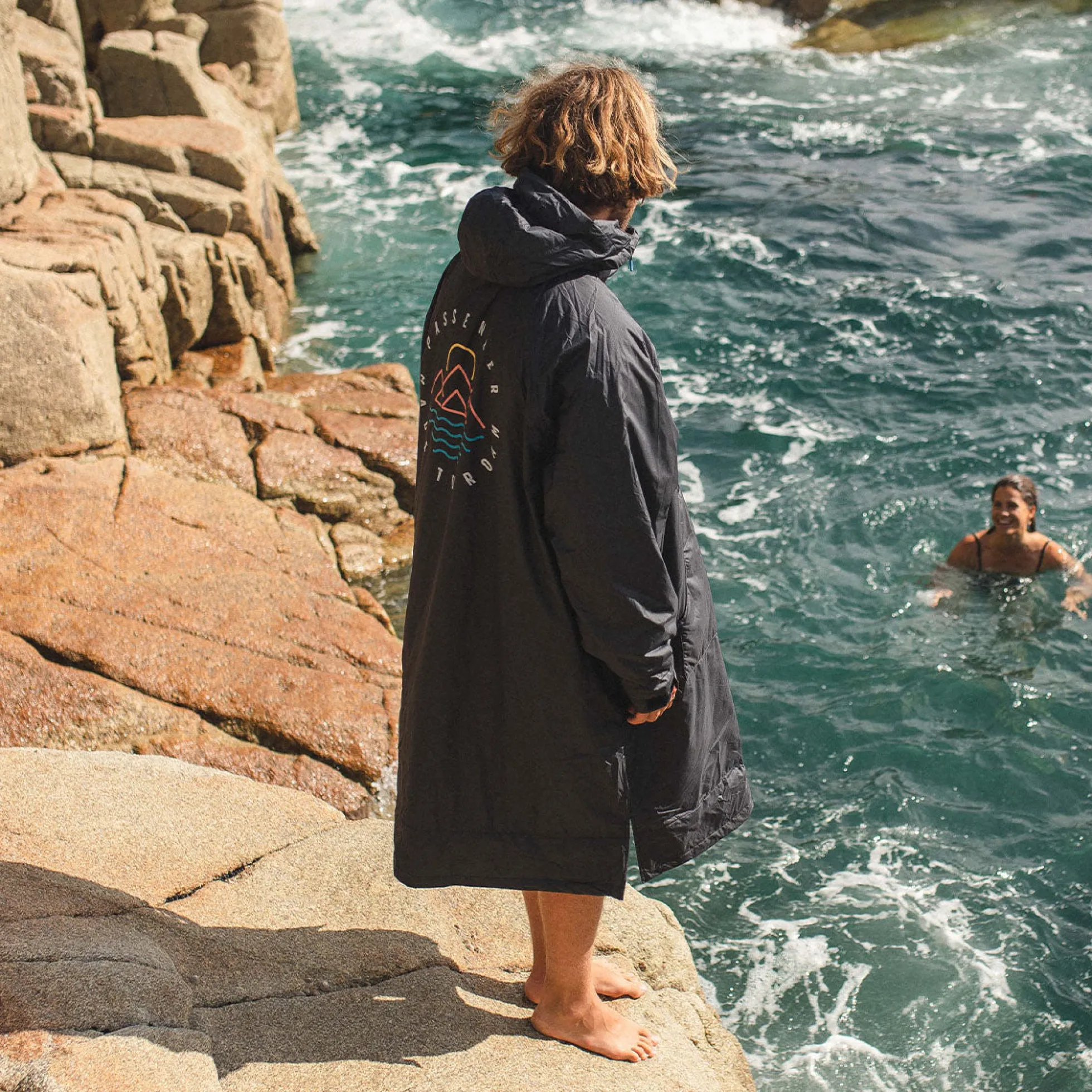 Escapism Handtuch-gefütterter Surf-Poncho