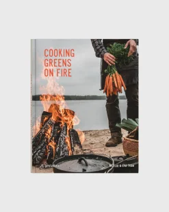 Grünes auf dem Feuer kochen