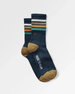 Herren Bio Crew-Socken mittelschwer