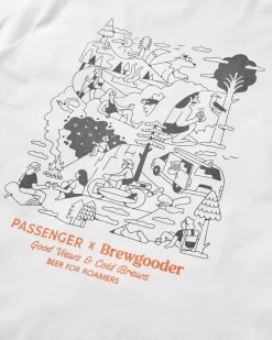Herren Brews & Views T-Shirt Passenger X Brewgooder