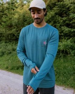 Herren Camp Lost Leichtes Merino-Mix Langarmshirt