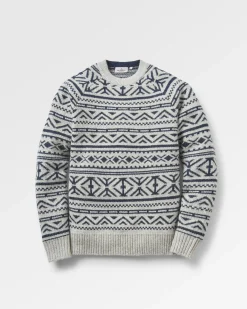 Herren Cutback Fairisle Gestrickter Pullover
