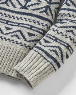 Herren Cutback Fairisle Gestrickter Pullover