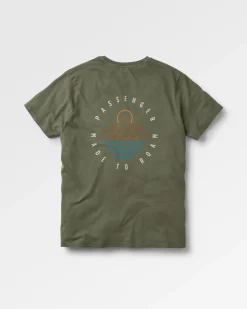 Herren Escapism T-Shirt – Staubiges Olive
