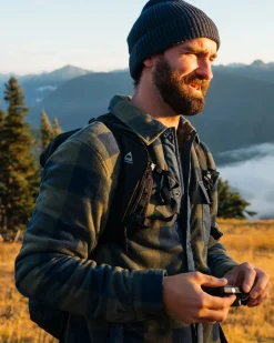 Herren Firelight Sherpa Gefüttertes Überhemd