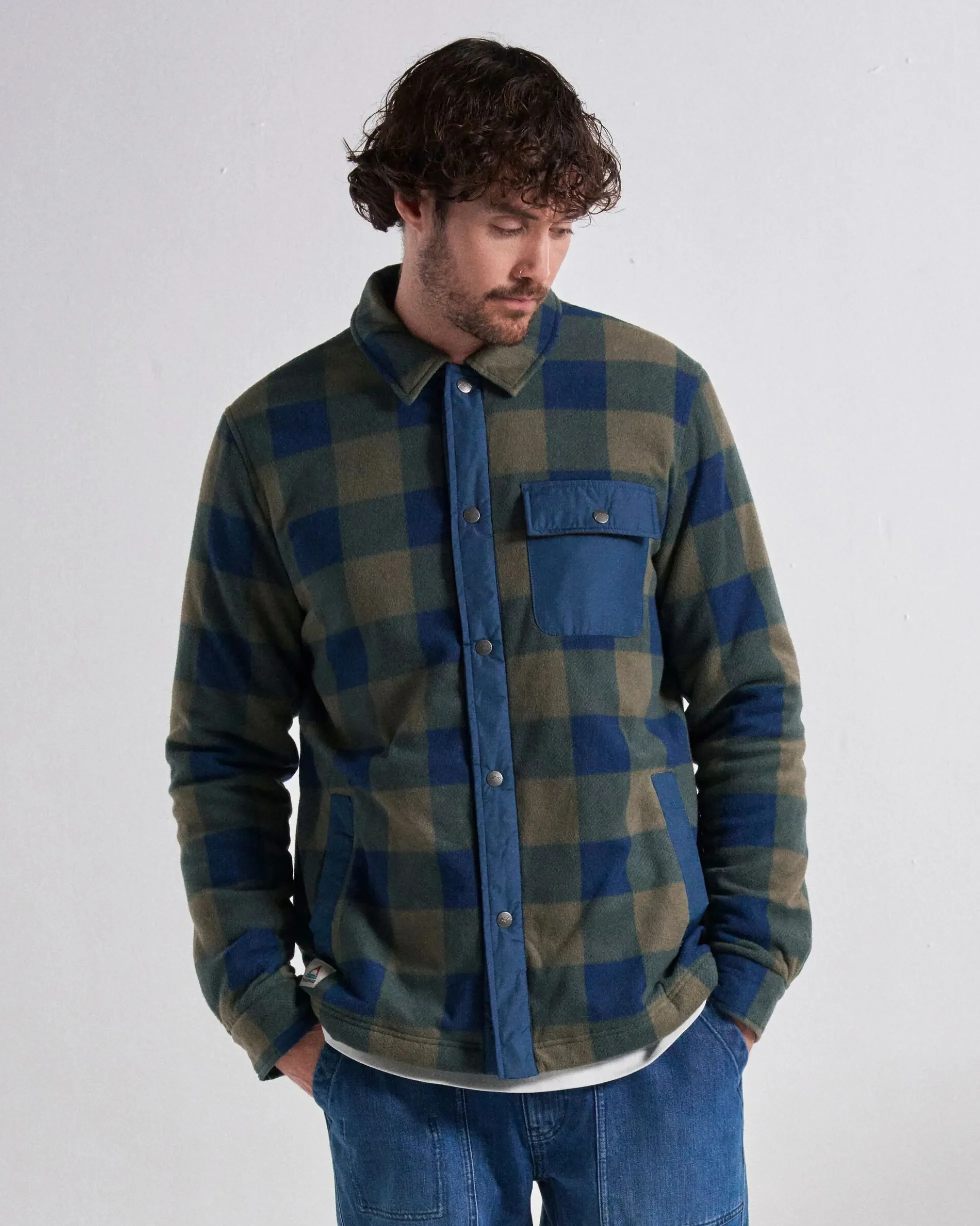 Herren Firelight Sherpa Gefüttertes Überhemd