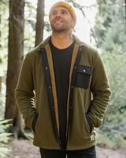 Herren Firelight Sherpa gefüttertes Overshirt