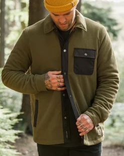 Herren Firelight Sherpa gefüttertes Overshirt