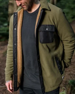 Herren Firelight Sherpa gefüttertes Overshirt