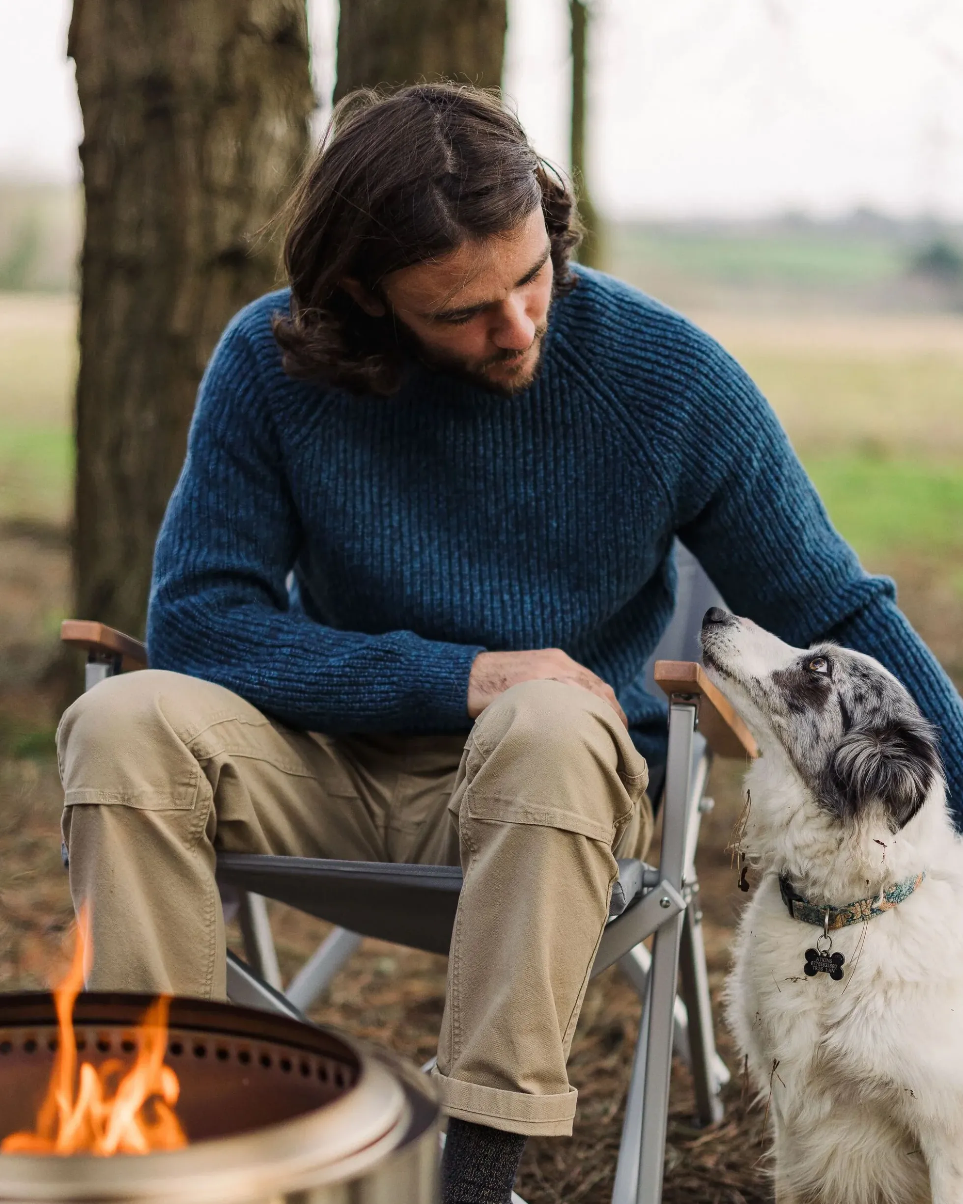 Herren Fog Gestrickter Pullover