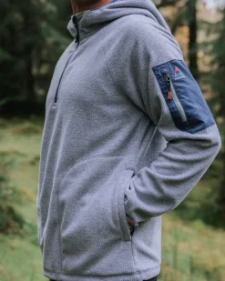 Herren Forestscape Grid Fleece Hoodie