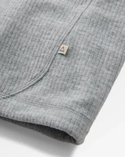 Herren Forestscape Grid Fleece Crew